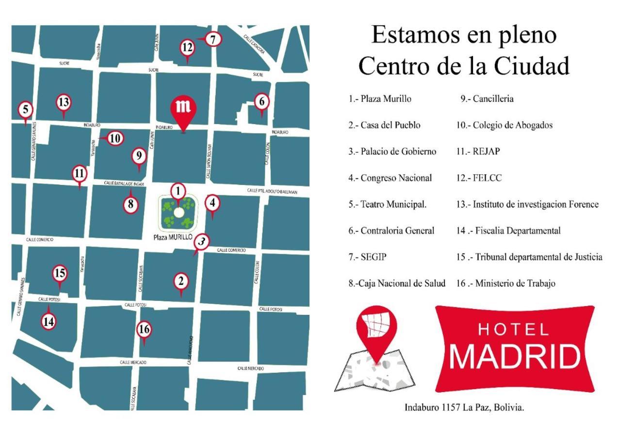 Hotel Madrid La Paz Eksteriør billede